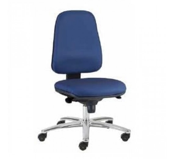 ESD chair with upholstery and high back